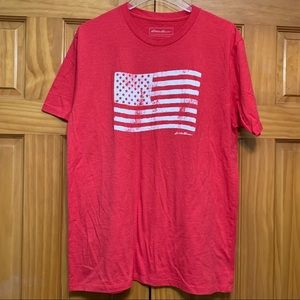 Eddie Bauer Red Flag Tee Shirt